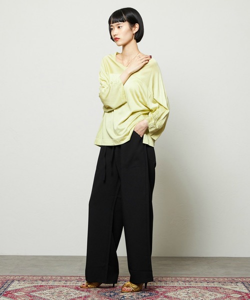 Lee(リー)の「Lee/リー【涼】リラックスワイドペインターパンツ(その他パンツ・レディース・ブラック/ピンク・SMALL/MEDIUM)」の16枚目の写真