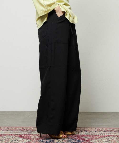 Lee(リー)の「Lee/リー【涼】リラックスワイドペインターパンツ(その他パンツ・レディース・ブラック/ピンク・SMALL/MEDIUM)」の19枚目の写真