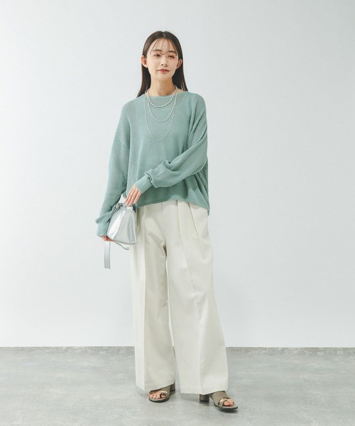 GLOBAL WORK（グローバルワーク）の「サラサラDRYスクエアタンク/636753（タンクトップ・レディース・ホワイト/キャメル/ダークブラウン/アイボリー/ブラック・X-SMALL/X-LARGE/MEDIUM/SMALL/LARGE/XX-LARGE）」の10枚目の写真