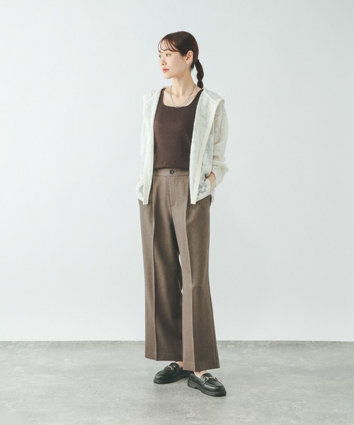 GLOBAL WORK（グローバルワーク）の「サラサラDRYスクエアタンク/636753（タンクトップ・レディース・ホワイト/キャメル/ダークブラウン/アイボリー/ブラック・X-SMALL/X-LARGE/MEDIUM/SMALL/LARGE/XX-LARGE）」の19枚目の写真