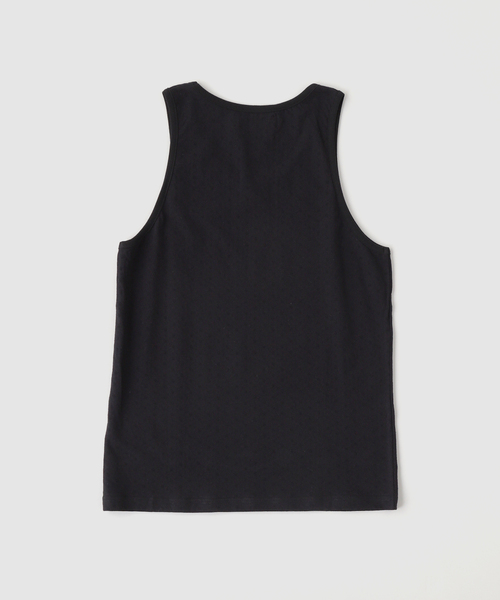 DAIRIKU / ダイリク 'Waist Studs' Fancy Dobby Tag Tank Top（タンク