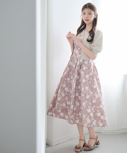TOCCA(トッカ)の「SHASTA DAISY ドレス(ワンピース・レディース・ブラック系5/ブラウン系5・4/6/0/2)」の3枚目の写真