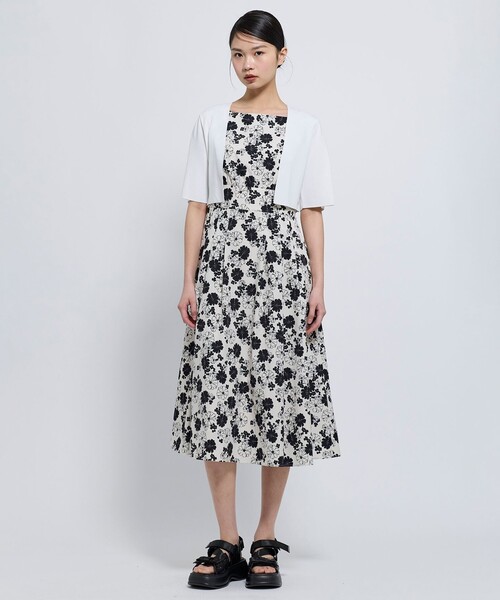 TOCCA(トッカ)の「SHASTA DAISY ドレス(ワンピース・レディース・ブラック系5/ブラウン系5・4/6/0/2)」の7枚目の写真