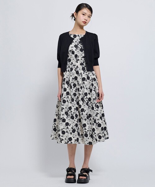 TOCCA(トッカ)の「SHASTA DAISY ドレス(ワンピース・レディース・ブラック系5/ブラウン系5・4/6/0/2)」の8枚目の写真