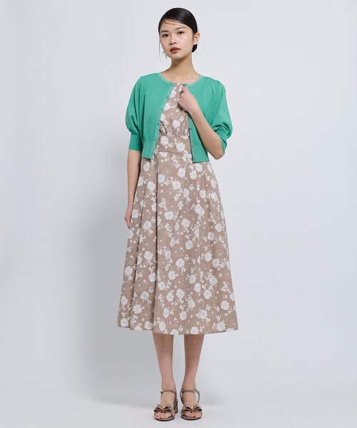 TOCCA(トッカ)の「SHASTA DAISY ドレス(ワンピース・レディース・ブラック系5/ブラウン系5・4/6/0/2)」の9枚目の写真