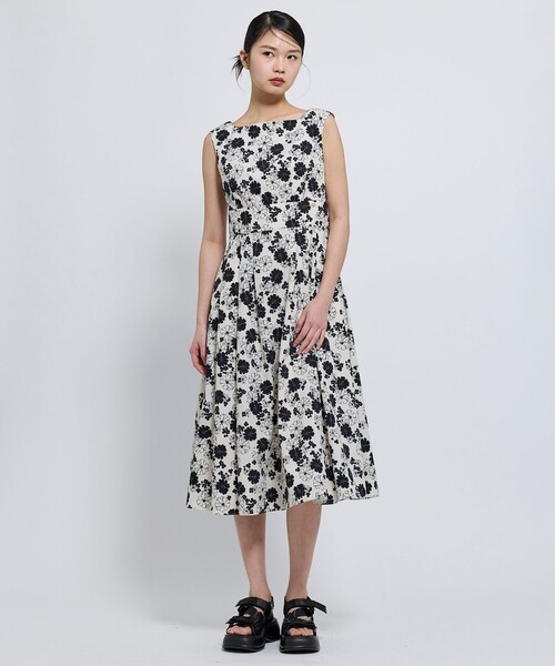 TOCCA(トッカ)の「SHASTA DAISY ドレス(ワンピース・レディース・ブラック系5/ブラウン系5・4/6/0/2)」の10枚目の写真