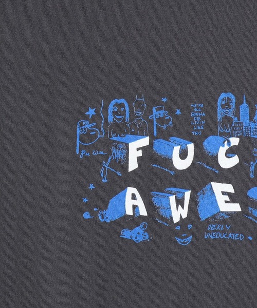 FUCKING AWESOME（ファッキングオーサム）の「FUCKING AWESOME / ファッキンオーサム：Screwball Loco Short Sleeve Tee：FA-SLSST[WAX]（Tシャツ/カットソー・メンズ・グレー系その他・L）」の2枚目の写真