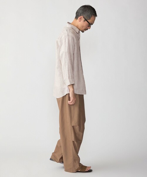SHIPS(シップス)の「SHIPS: RAYMOND レギュラーカラー 7スリーブ シャツ(シャツ/ブラウス・メンズ・ロイヤルブルー/ベージュ・X-LARGE/LARGE/MEDIUM/SMALL)」の9枚目の写真