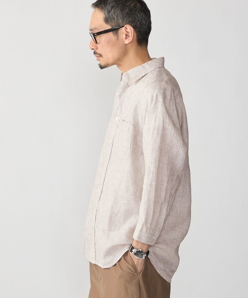 SHIPS(シップス)の「SHIPS: RAYMOND レギュラーカラー 7スリーブ シャツ(シャツ/ブラウス・メンズ・ロイヤルブルー/ベージュ・X-LARGE/LARGE/MEDIUM/SMALL)」の11枚目の写真