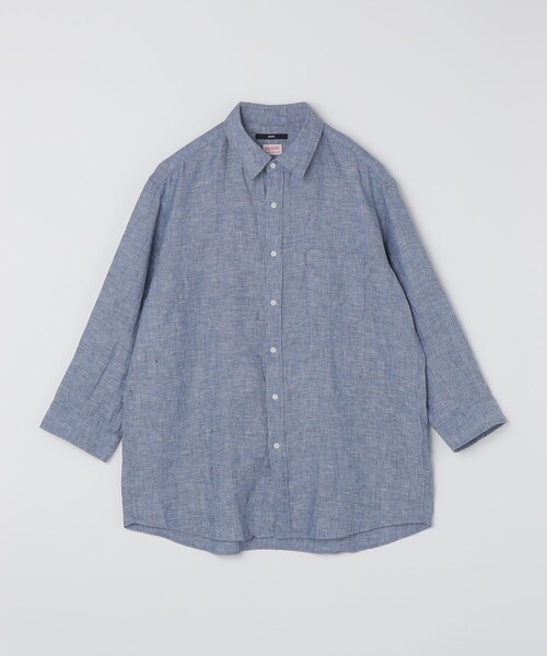 SHIPS(シップス)の「SHIPS: RAYMOND レギュラーカラー 7スリーブ シャツ(シャツ/ブラウス・メンズ・ロイヤルブルー/ベージュ・X-LARGE/LARGE/MEDIUM/SMALL)」の15枚目の写真