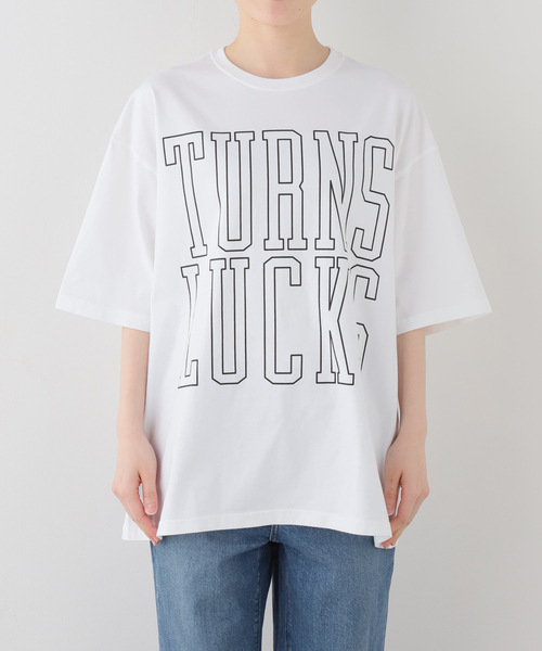 JOURNAL STANDARD LUXE（ジャーナルスタンダード　ラックス）の「プリントT TURNS LUCKS（Tシャツ/カットソー・レディース・ブラック・FREE）」の8枚目の写真