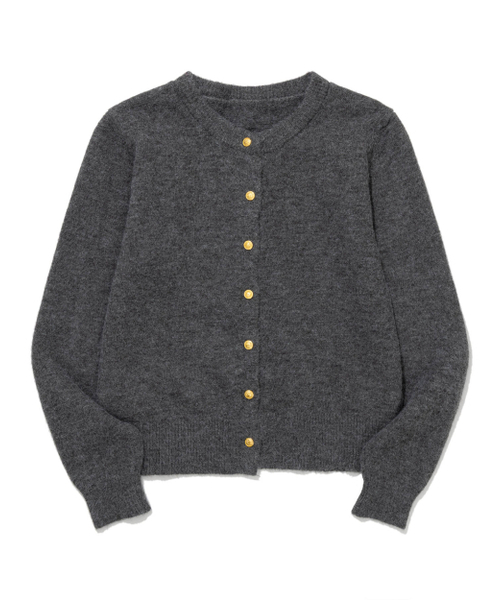 MOAA(モア)の「Gold Button Round-Neck Knit Cardigan (IVORY)(カーディガン/ボレロ・レディース・その他・FREE)」の10枚目の写真