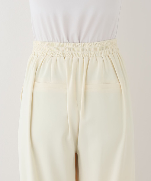 La TOTALITE(ラトータリテ)の「【洗える】ツータックストレートパンツ(その他パンツ・レディース・バーガンディー/イエロー・FREE)」の13枚目の写真