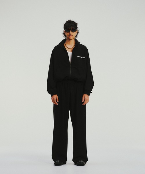 COOTIE PRODUCTIONS（クーティープロダクションズ）の「Frost Weave Track Jacket（ナイロンジャケット・メンズ・ブラック・LARGE/MEDIUM/SMALL/X-LARGE）」の2枚目の写真