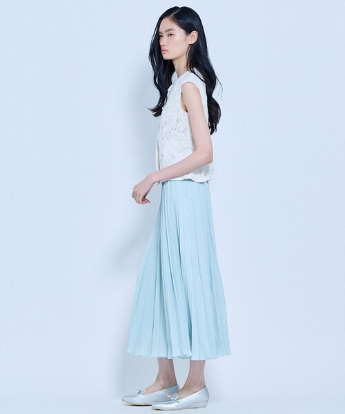 TOCCA（トッカ）の「PLEATS RHAPSODY スカート（スカート・レディース・ライトグリーン系/ピンク系・0/4）」の7枚目の写真