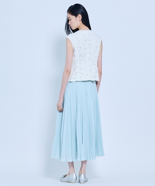 TOCCA（トッカ）の「PLEATS RHAPSODY スカート（スカート・レディース・ライトグリーン系/ピンク系・0/4）」の8枚目の写真
