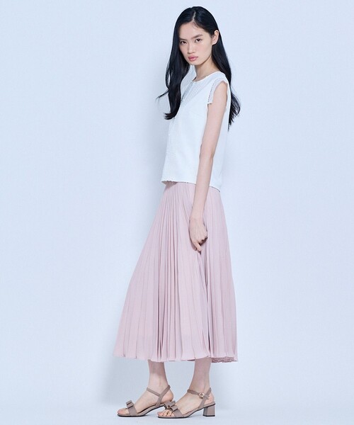 TOCCA（トッカ）の「PLEATS RHAPSODY スカート（スカート・レディース・ライトグリーン系/ピンク系・0/4）」の10枚目の写真