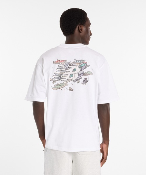NEW BALANCE（ニューバランス）の「Ghica スポーツステーション　オーバーサイズドTシャツ（Tシャツ/カットソー・メンズ・ホワイト・MEDIUM/LARGE/X-LARGE/XX-LARGE）」の3枚目の写真