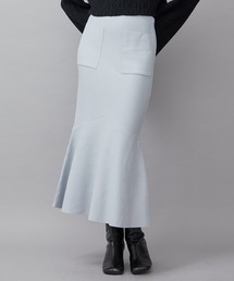 WRAPINKNOT（ラッピンノット）の「【WRAPINKNOT(ラッピンノット)】《STUDIOUS別注》別注マーメイドニットスカート WZ22S-LSK21（スカート）」