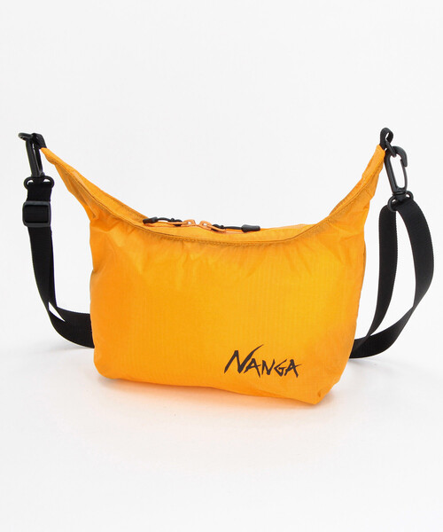 NANGA(ナンガ)の「NANGA/ナンガ Fibermax TUL COMPACT サコッシュ / Fibermax TUL COMPACT SACOCHE(ショルダーバッグ・メンズ・グレー/ブラック/イエロー・ONE SIZE)」の2枚目の写真