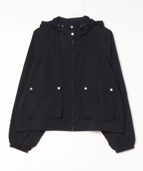 THE SHINZONE(ザ シンゾーン)の「NYLON SHORT BLOUSON 26MMSCO01(ブルゾン・レディース・ネイビー・FREE)」の4枚目の写真