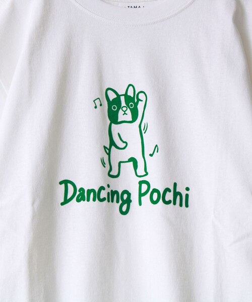 FREDY MAC(フレディーマック)の「【マックT】【Dancing Pochi】original body T-shirts(Tシャツ/カットソー・メンズ・ホワイト/ネイビー・M/L/S)」の3枚目の写真