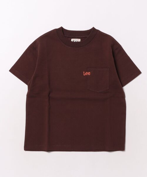 Lee（リー）の「Lee/リー【110-150cm】Leeロゴ ポケットTシャツ（Tシャツ/カットソー・キッズ・チャコール/ホワイト/ブラウン・110/120/130/140/150）」の17枚目の写真