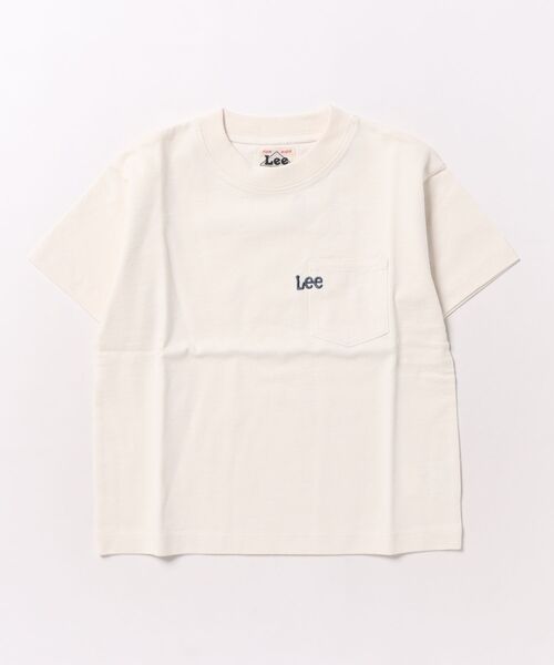 Lee（リー）の「Lee/リー【110-150cm】Leeロゴ ポケットTシャツ（Tシャツ/カットソー・キッズ・チャコール/ホワイト/ブラウン・110/120/130/140/150）」の18枚目の写真