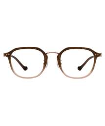 Zoff（ゾフ）の「【鹿の間コラボ】Zoff｜SHIKANOMA ウェリントン型 サングラス #2｜中顔面短縮みえ クリアレンズ メタル コンビネーションフレーム おしゃれ 可愛い フェミニン 紫外線対策 UVカット UV100%カット レディース（サングラス）」