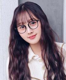 Zoff（ゾフ）の「【鹿の間コラボ】Zoff｜SHIKANOMA ウェリントン型 サングラス #2｜中顔面短縮みえ クリアレンズ メタル コンビネーションフレーム おしゃれ 可愛い フェミニン 紫外線対策 UVカット UV100%カット レディース（サングラス）」