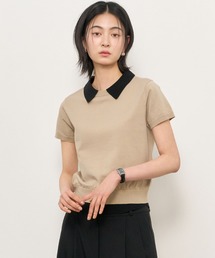 GENERAL IDEA（ジェネラルアイデア）の「【GENERAL IDEA】レイヤード エッセンシャル ハーフプルオーバー   LAYERED ESSENTIAL HALF PULLOVER（ニット/セーター）」