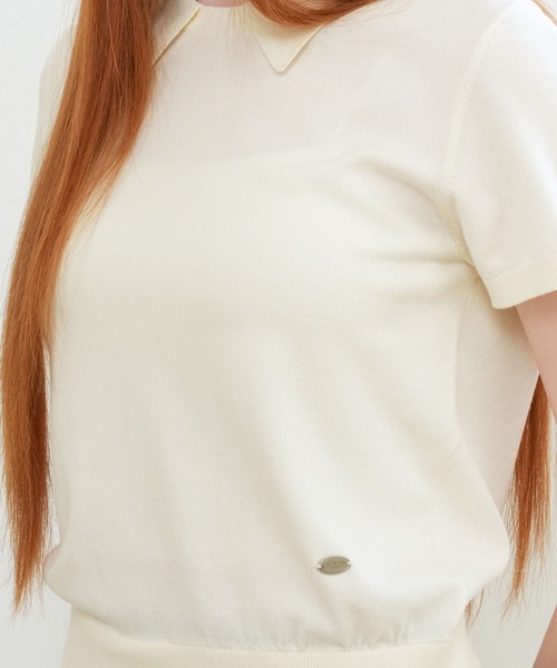GENERAL IDEA（ジェネラルアイデア）の「【GENERAL IDEA】レイヤード エッセンシャル ハーフプルオーバー / LAYERED ESSENTIAL HALF PULLOVER（ニット/セーター・レディース・ブラック/ベージュ/ピンク/アイボリー/サンドベージュ・S/M/L）」の21枚目の写真