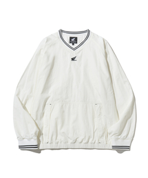Basic nylon Pocket Long Sleeve Ivory