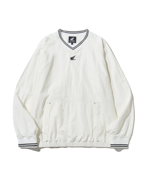 PHYPS MOTORCYCLE(フィップスモーターサイクル)の「Basic nylon Pocket Long Sleeve Ivory(Tシャツ/カットソー・レディース・その他・SMALL/MEDIUM/LARGE/X-LARGE)」の1枚目の写真