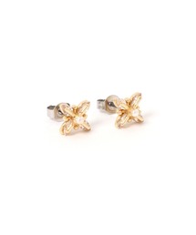 ダブルクロスビジューピアス / 663476