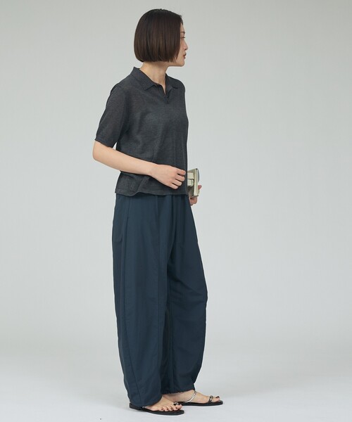 qualite(カリテ)の「ラメポロニットTシャツ 春服 夏服 オフィスカジュアル シアー(Tシャツ/カットソー・レディース・シルバー/ブラウン/チャコールグレー/その他・フリー)」の17枚目の写真