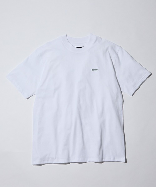 Barbour(バブアー)の「【barbour】barbour dalton logo os t-shirt(Tシャツ/カットソー・メンズ・ホワイト系1/ホワイト/グリーン/ブラック/ネイビー/ブルー/オリーブ・38/36/40/34/42)」の2枚目の写真