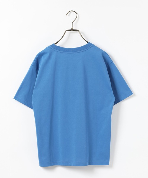 GLOBAL WORK(グローバルワーク)の「ヘビロッT箔プリント/665698(Tシャツ/カットソー・レディース・ブルー/ダークグレー/ベージュ/ライトイエロー・MEDIUM/LARGE)」の5枚目の写真