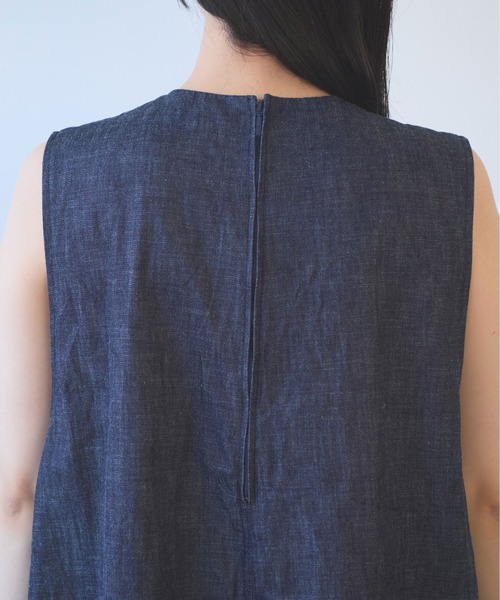 yuni(ユニ )の「コットンライトオンス denim オールインワン(つなぎ/オールインワン・レディース・ネイビー・M/S)」の10枚目の写真