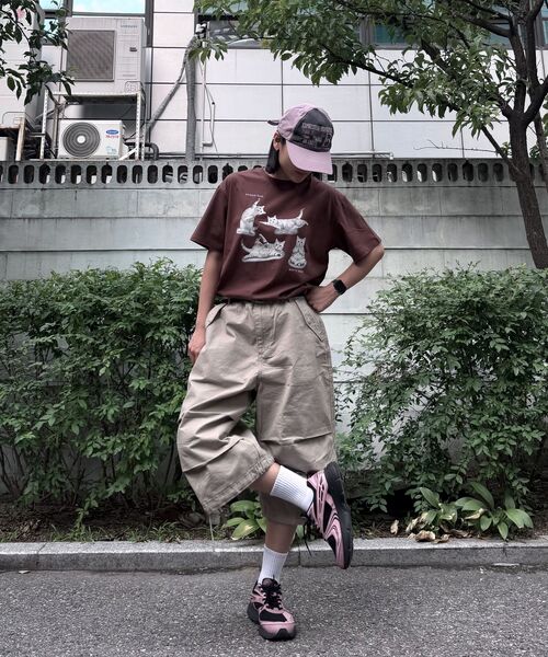 TOFFEE(トフィー)の「リップストップコットンバミューダパンツ (ベージュ)(その他パンツ・メンズ・その他・MEDIUM/LARGE/SMALL/X-LARGE)」の12枚目の写真