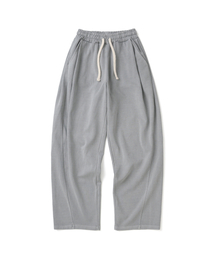 KNITTED（ニッティド）の「ピグメントカーブトレーニングパンツ STONE GREY（スウェットパンツ）」