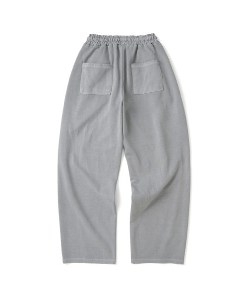 KNITTED（ニッティド）の「ピグメントカーブトレーニングパンツ STONE GREY（スウェットパンツ・メンズ・その他・MEDIUM/LARGE/X-LARGE）」の6枚目の写真