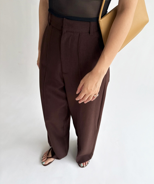 EDIT. FOR LULU(エディットフォールル)の「【Hella/ヘラ】pintuck wide pants(スラックス・レディース・ブラウン・38/36)」の17枚目の写真