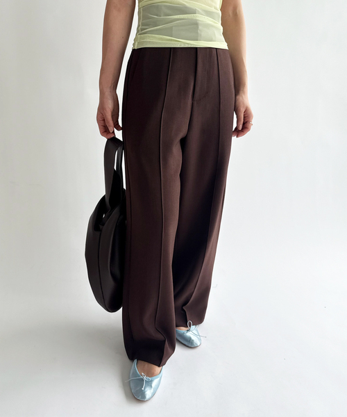 EDIT. FOR LULU(エディットフォールル)の「【Hella/ヘラ】pintuck wide pants(スラックス・レディース・ブラウン・38/36)」の19枚目の写真