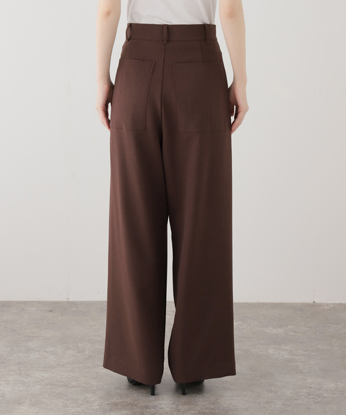 EDIT. FOR LULU(エディットフォールル)の「【Hella/ヘラ】pintuck wide pants(スラックス・レディース・ブラウン・38/36)」の5枚目の写真