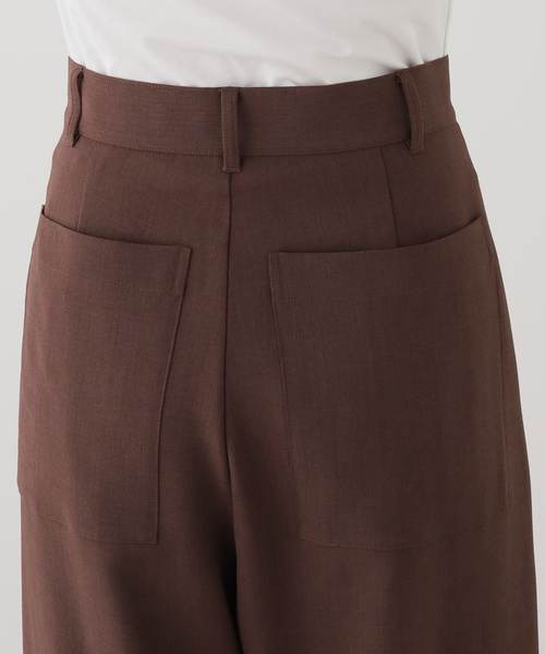 EDIT. FOR LULU(エディットフォールル)の「【Hella/ヘラ】pintuck wide pants(スラックス・レディース・ブラウン・38/36)」の6枚目の写真