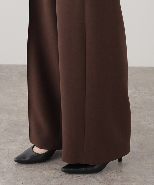 EDIT. FOR LULU(エディットフォールル)の「【Hella/ヘラ】pintuck wide pants(スラックス・レディース・ブラウン・38/36)」の8枚目の写真