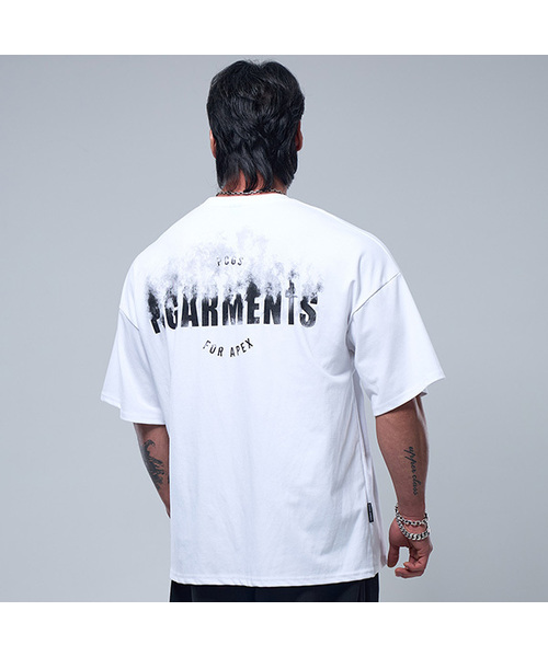 PHYSICAL GARMENTS（フィジカルガーメンツ）の「P2501 コットンメッシュスモークジャイアント半袖 [2 COLOR]（Tシャツ/カットソー・メンズ・ブラック/ホワイト・MEDIUM/LARGE/X-LARGE/XX-LARGE）」の2枚目の写真
