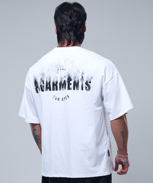 PHYSICAL GARMENTS（フィジカルガーメンツ）の「P2501 コットンメッシュスモークジャイアント半袖 [2 COLOR]（Tシャツ/カットソー・メンズ・ブラック/ホワイト・MEDIUM/LARGE/X-LARGE/XX-LARGE）」の3枚目の写真