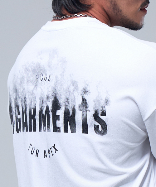 PHYSICAL GARMENTS（フィジカルガーメンツ）の「P2501 コットンメッシュスモークジャイアント半袖 [2 COLOR]（Tシャツ/カットソー・メンズ・ブラック/ホワイト・MEDIUM/LARGE/X-LARGE/XX-LARGE）」の5枚目の写真